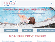 Tablet Screenshot of mathys-ag.ch